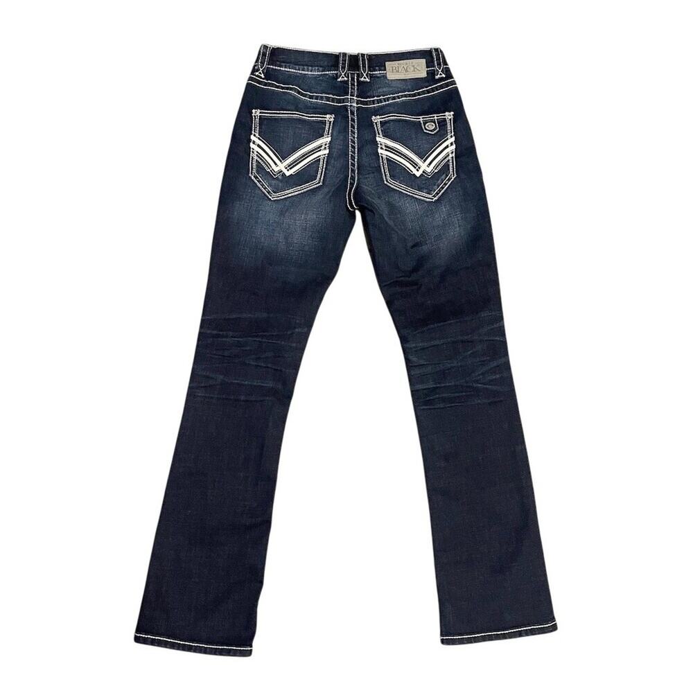 Buckle Black Jeans Mens 30W x 33L Blue Dark Wash Bootcut Stretch #Denim #Jeans - Picture 2 of 12